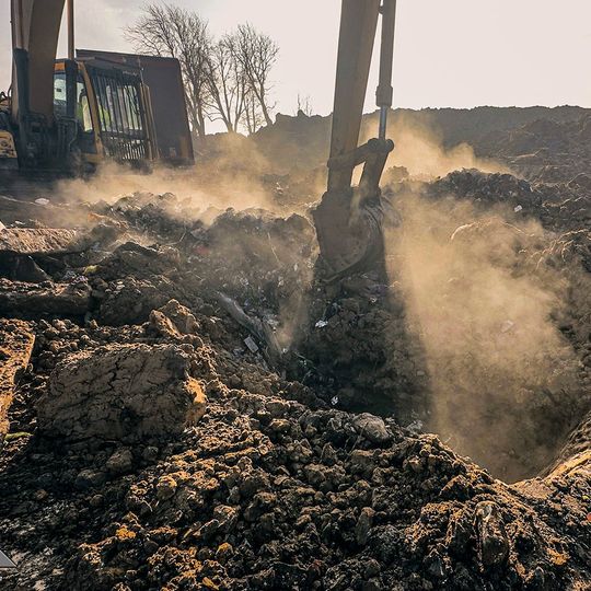 nielegalne odpady przy budowie S6 na Pomorzu