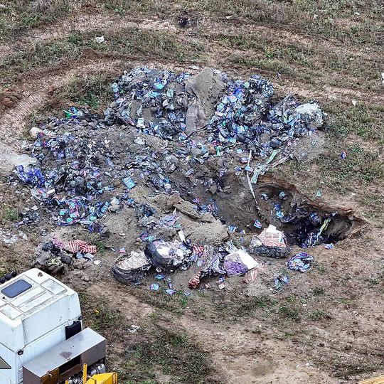 nielegalne odpady przy budowie S6 na Pomorzu