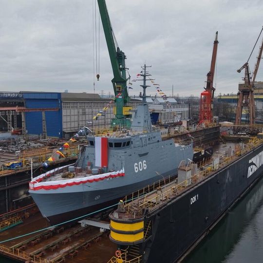 wodowanie i chrzest niszczyciela min „Czajka”, Gdańsk 2025