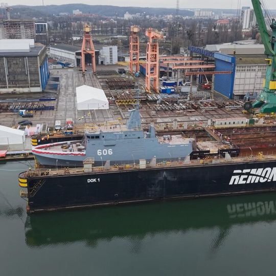 wodowanie i chrzest niszczyciela min „Czajka”, Gdańsk 2025