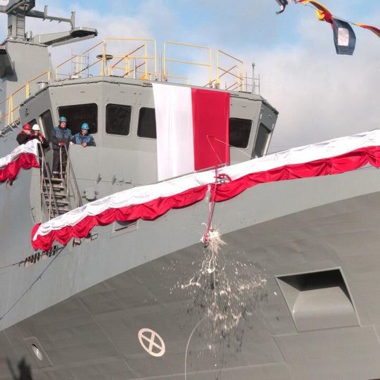 wodowanie i chrzest niszczyciela min „Czajka”, Gdańsk 2025