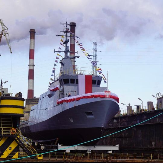 wodowanie i chrzest niszczyciela min „Czajka”, Gdańsk 2025