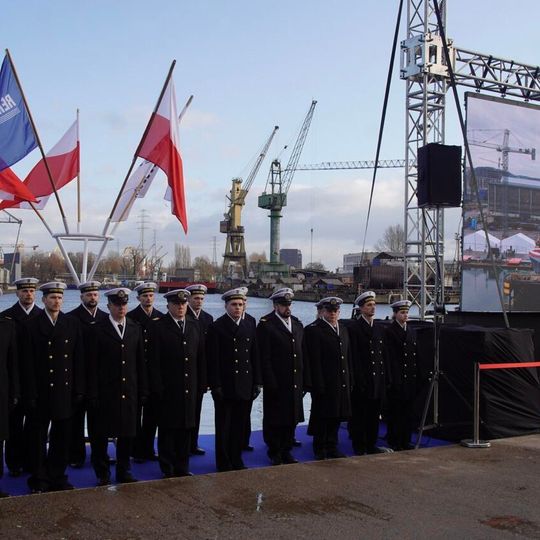 wodowanie i chrzest niszczyciela min „Czajka”, Gdańsk 2025