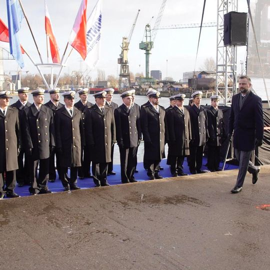 wodowanie i chrzest niszczyciela min „Czajka”, Gdańsk 2025
