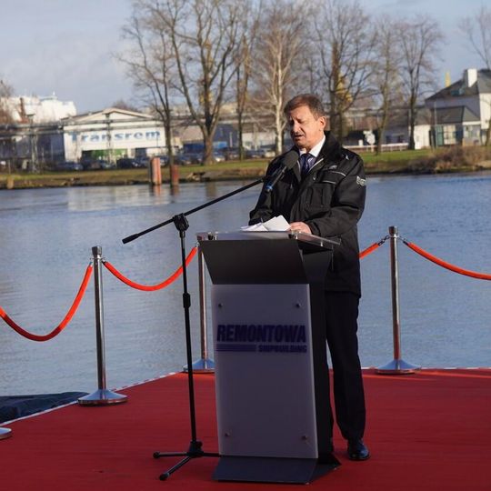 wodowanie i chrzest niszczyciela min „Czajka”, Gdańsk 2025