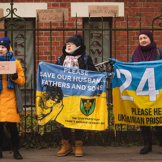 „Pożegnanie Imperium”, protest przed konsulatem Federacji Rosyjskiej, Gdańsk 2025