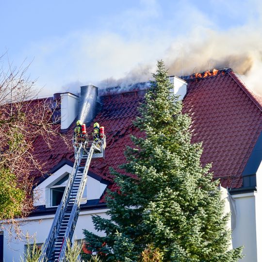 pożar ZUS w Sztumie