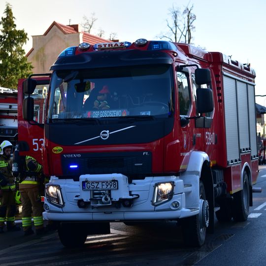 pożar ZUS w Sztumie