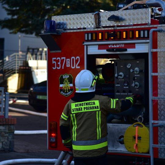 pożar ZUS w Sztumie