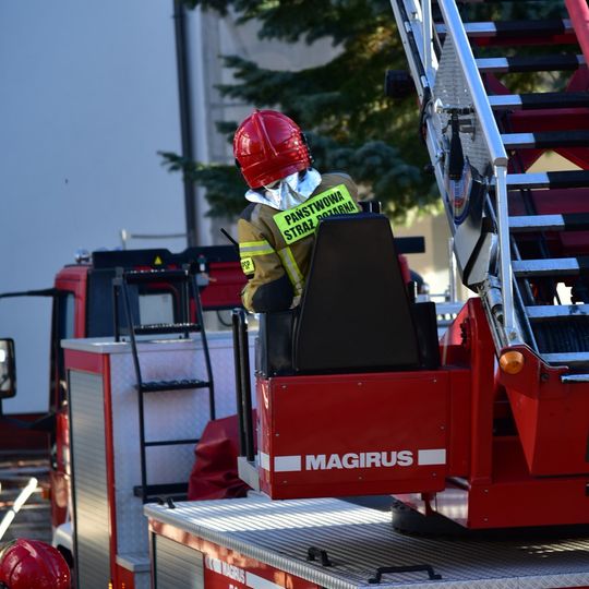 pożar ZUS w Sztumie