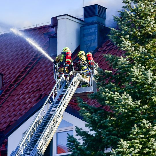 pożar ZUS w Sztumie