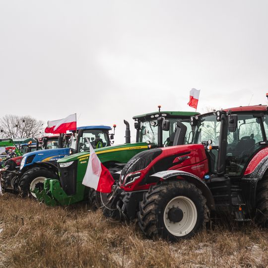 protest rolników, Przejazdowo 2025