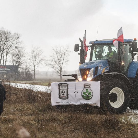 protest rolników, Przejazdowo 2025