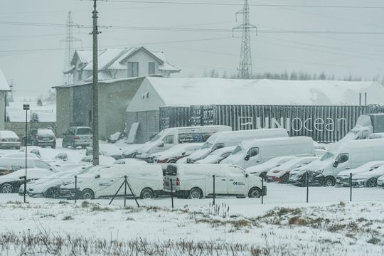 Pierwszy atak zimy na Pomorzu w 2025 roku