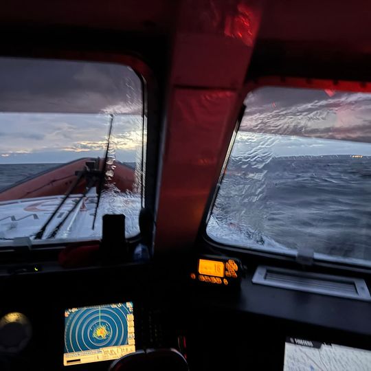 ewakuacja pasażera z promu Stena Ebba