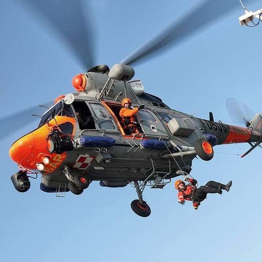 akcja ratunkowa na budowie morskiej farmy wiatrowej Baltic Power na Morzu Bałtyckim