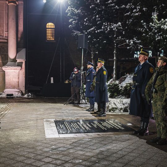 7. rocznica śmierci Pawła Adamowicza, uroczystości przy tablicy pamiątkowej, Gdańsk 2026