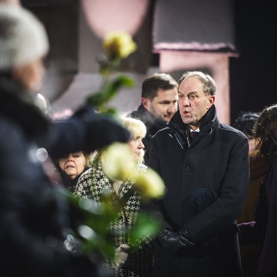 7. rocznica śmierci Pawła Adamowicza, uroczystości przy tablicy pamiątkowej, Gdańsk 2026