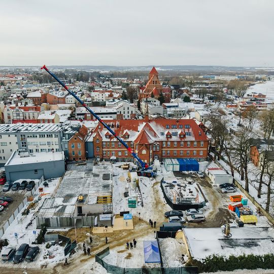 wmurowanie kamienia węgielnego pod nowy budynek Szpitala Puckiego