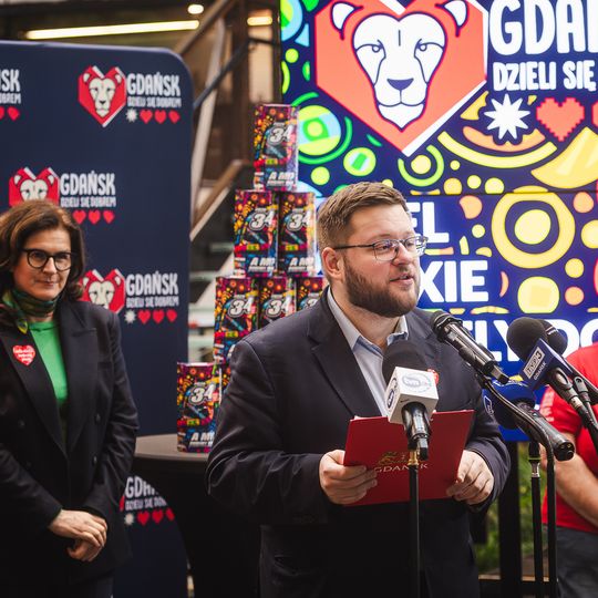 konferencja prasowa zapowiadająca 34. finał WOŚP, Gdańsk 2026