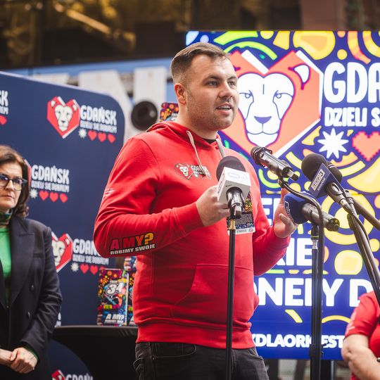 konferencja prasowa zapowiadająca 34. finał WOŚP, Gdańsk 2026