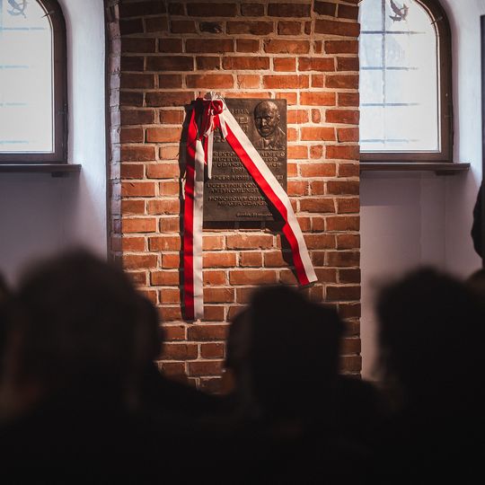 odsłonięcie tablicy prof. Andrzeja Zbierskiego, Gdańsk 2026