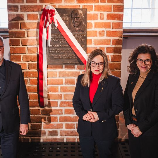 odsłonięcie tablicy prof. Andrzeja Zbierskiego, Gdańsk 2026