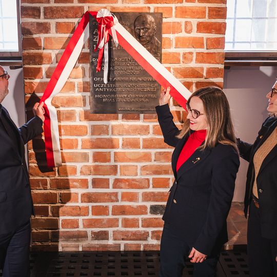 odsłonięcie tablicy prof. Andrzeja Zbierskiego, Gdańsk 2026