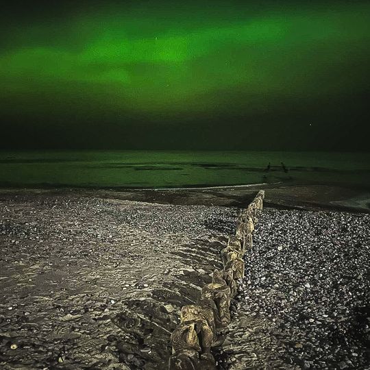 zorza polarna, Mielno 2026