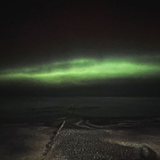 zorza polarna, Mielno 2026