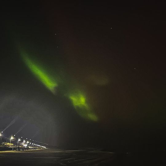 zorza polarna, Mielno 2026