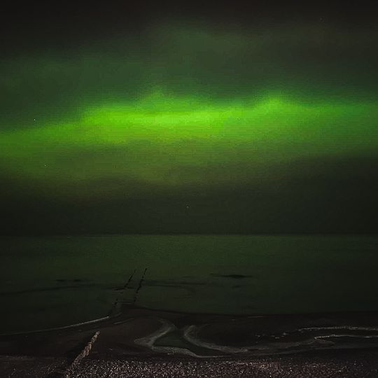 zorza polarna, Mielno 2026