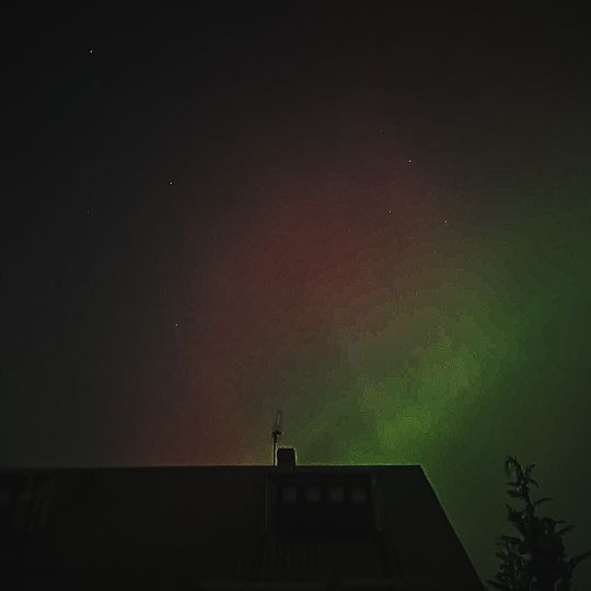 zorza polarna, Mielno 2026