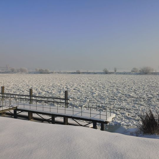 zamarznięta Wisła, Tczew 2026