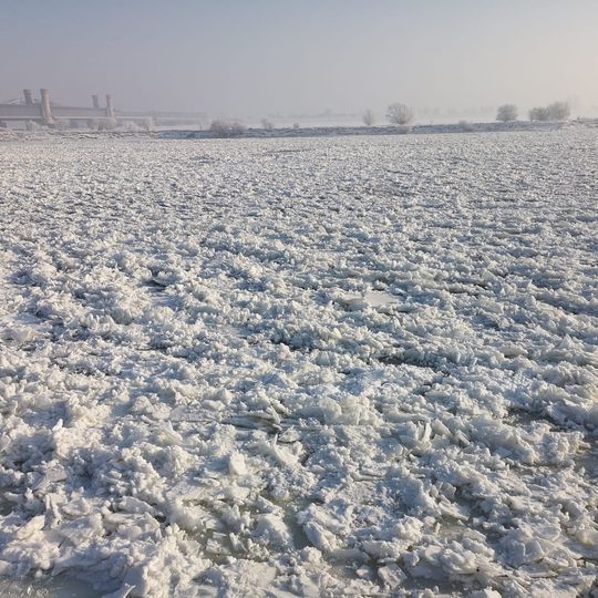 zamarznięta Wisła, Tczew 2026