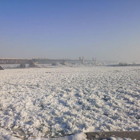 zamarznięta Wisła, Tczew 2026
