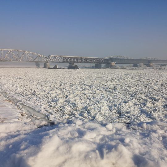 zamarznięta Wisła, Tczew 2026