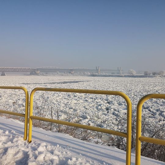 zamarznięta Wisła, Tczew 2026