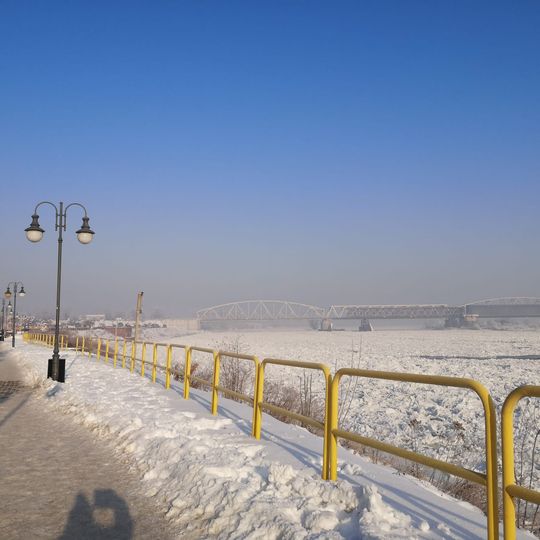 zamarznięta Wisła, Tczew 2026