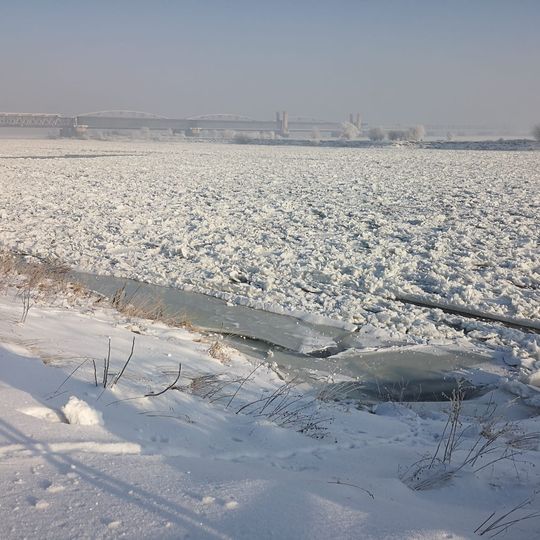 zamarznięta Wisła, Tczew 2026