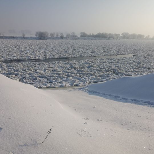 zamarznięta Wisła, Tczew 2026