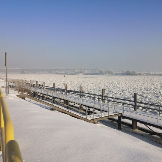 zamarznięta Wisła, Tczew 2026