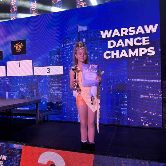 Jowita Dance Stężyca na Międzynarodowym Konkursie Tanecznym Warsaw Dance Champs