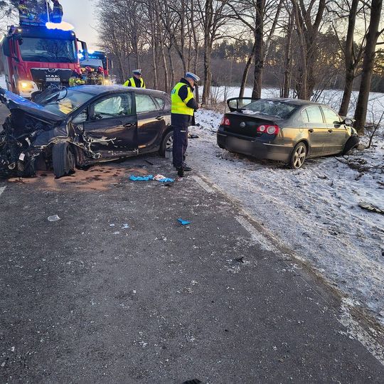 wypadek w Moszczenicy