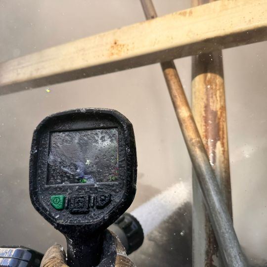 pożar suszarni w zakładzie drzewnym w Karsinie