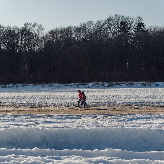zamarznięta Zatoka Gdańska, Sopot 2026