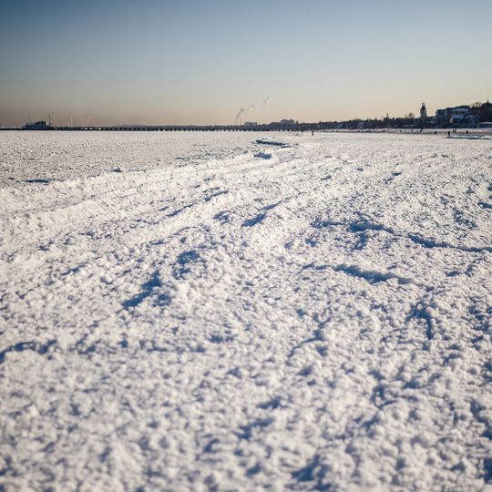 zamarznięta Zatoka Gdańska, Sopot 2026
