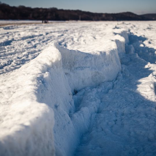 zamarznięta Zatoka Gdańska, Sopot 2026