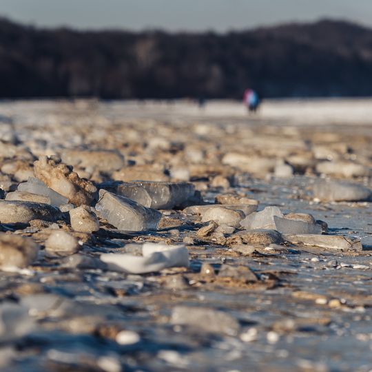 zamarznięta Zatoka Gdańska, Sopot 2026