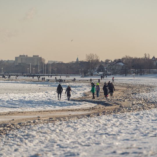 zamarznięta Zatoka Gdańska, Sopot 2026